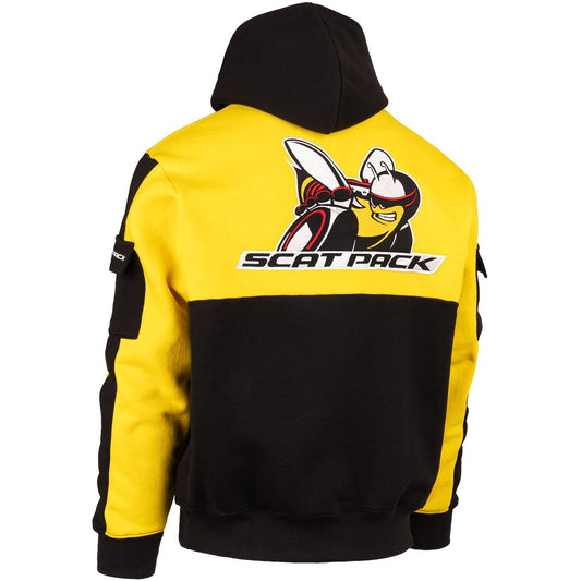 Dodge Scatpack cotton hoodie - Black & Yellow